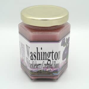 Jar of Huckleberry People's Wild Huckleberry Creamed Honey