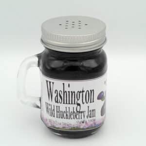 5oz jar of Huckleberry People's Wild Huckleberry Jam