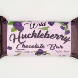 Wild Huckleberry Chocolate Bar from Huckleberry People