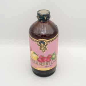 Bottle of Strawberry Lemon Lime drink concentrate